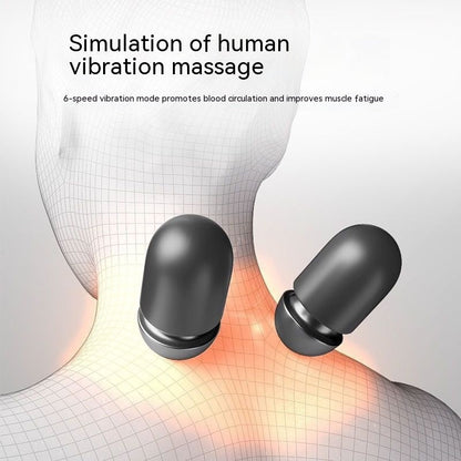 Ergonomic Electric Massage Pillow with Hot Compress for Wellness