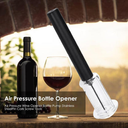 Eco-Friendly Reusable Wine Bottle Opener with Durable Black Handle