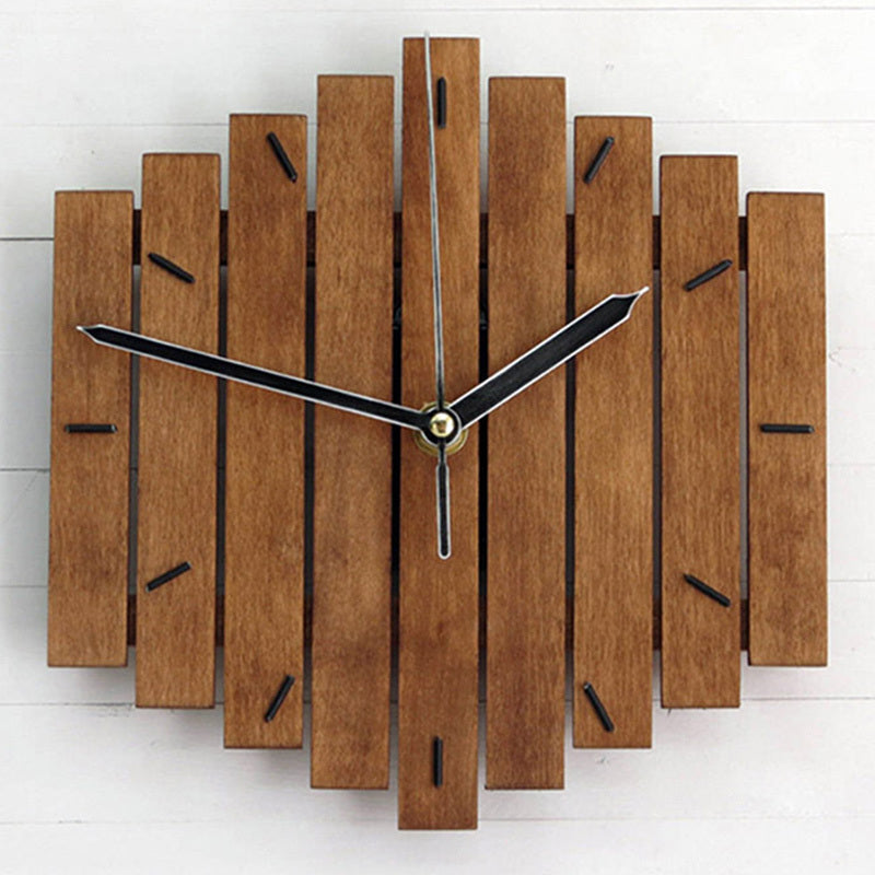 Eco-Friendly Natural Wood Analog Wall Clock