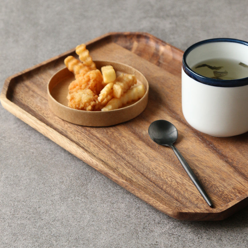 Eco-Friendly Octagonal Wooden Serving Tray