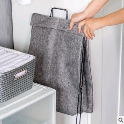 Eco-Friendly Rectangular Laundry Hamper with Durable Metal Frame