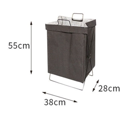 Eco-Friendly Rectangular Laundry Hamper with Durable Metal Frame