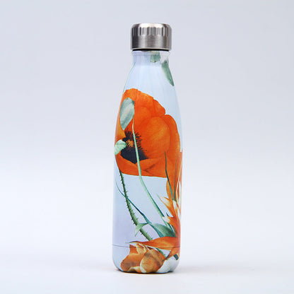 Insulated Stainless Steel Water Bottle - Eco-Friendly, Reusable, 500ml