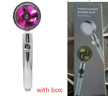 Water-Saving Handheld Shower Head with 360° Rotation and Adjustable Angles
