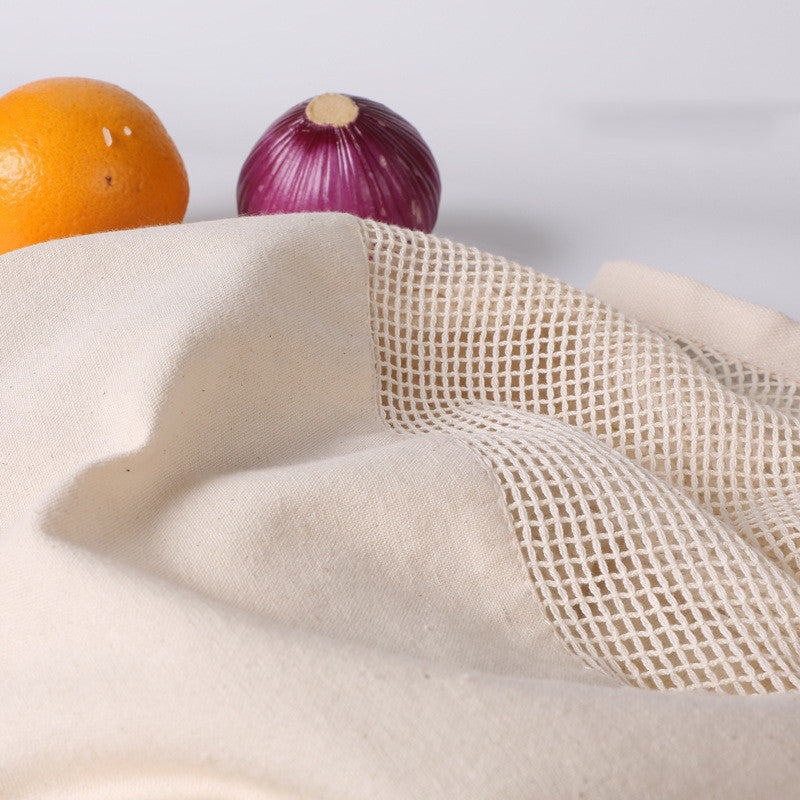 Eco-Friendly Reusable Mesh Tote Bag for Groceries