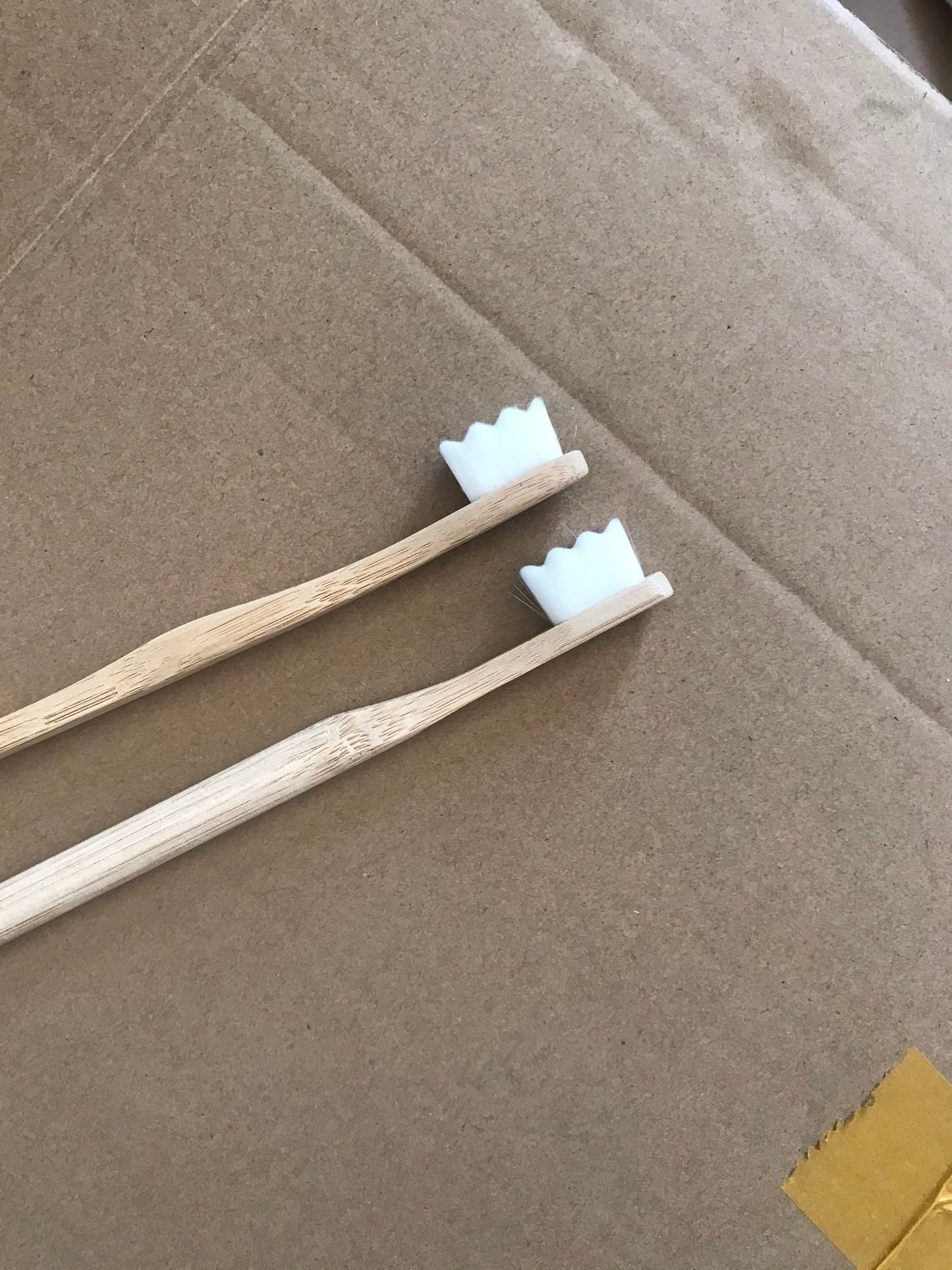 Eco-Friendly Bamboo Toothbrush with Natural Wood Handle