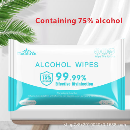 Eco-Friendly Alcohol Wipes - Portable Disinfectant Solution