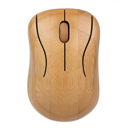 Eco-Friendly Bamboo Wireless Keyboard and Mouse Set