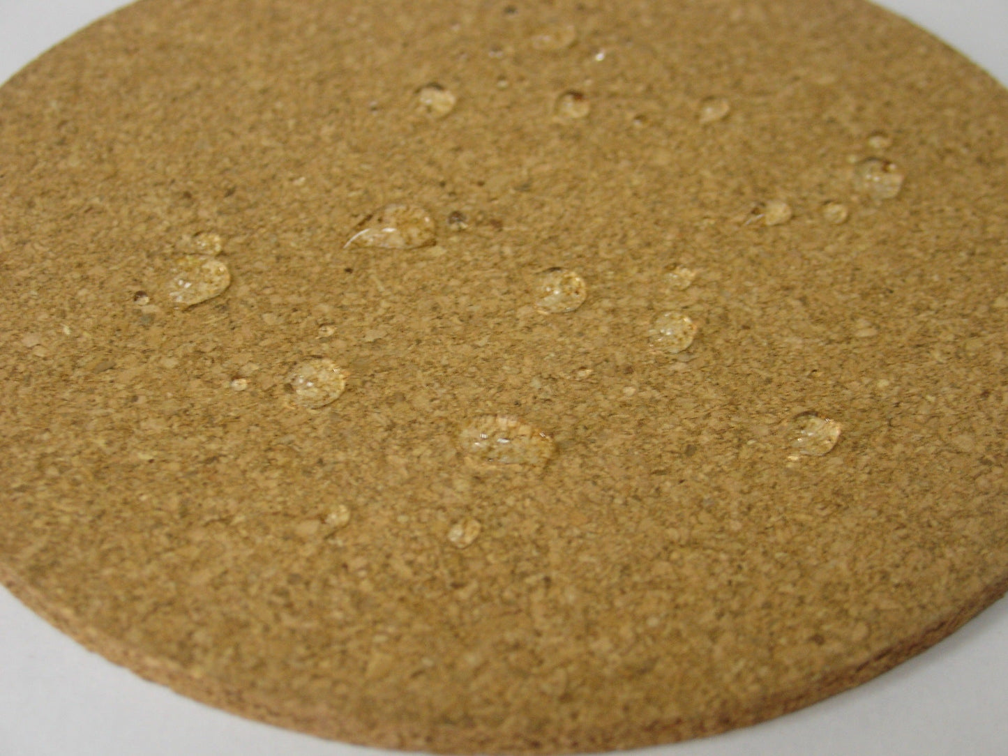 Eco-Friendly Natural Cork Round Coasters - Bulk Pack of 24
