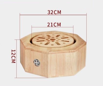 Natural Wooden Octagonal Foot Massager