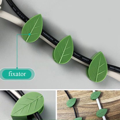 Leaf-Shaped Biodegradable Plant Support Clips - Eco-Friendly Garden Solution