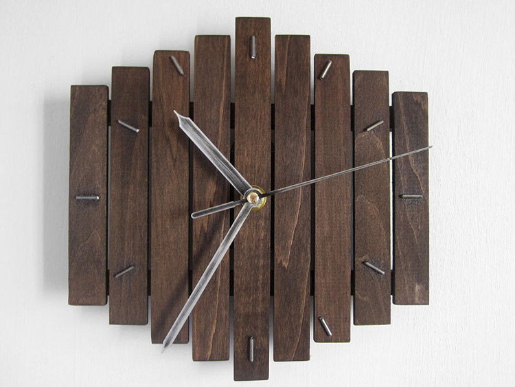 Eco-Friendly Natural Wood Analog Wall Clock