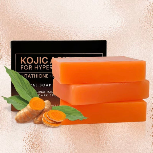 Organic Turmeric Soap Bar in Eco-Friendly Packaging