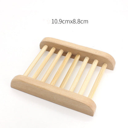 Eco-Friendly Bamboo Soap Dish Set - Sustainable Bathroom Organizer