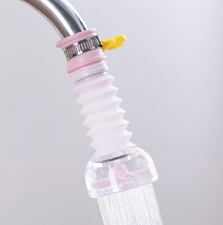 Eco-Friendly Water-Saving Showerhead Attachment - Blue, White, Yellow
