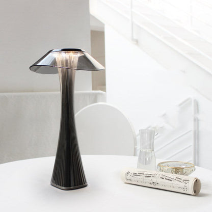 Energy-Efficient Bronze Mushroom Table Lamp
