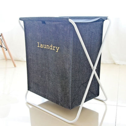 Eco-Friendly Foldable Laundry Hamper - Space-Saving, Plastic-Free Design