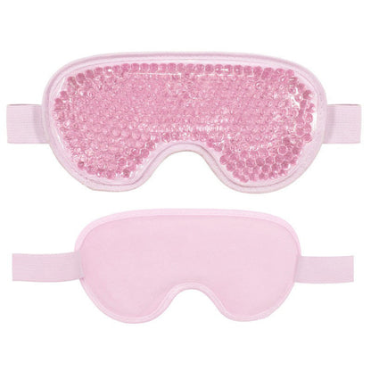 Reusable Gel Eye Mask for Hot & Cold Therapy - Blue Contoured Design