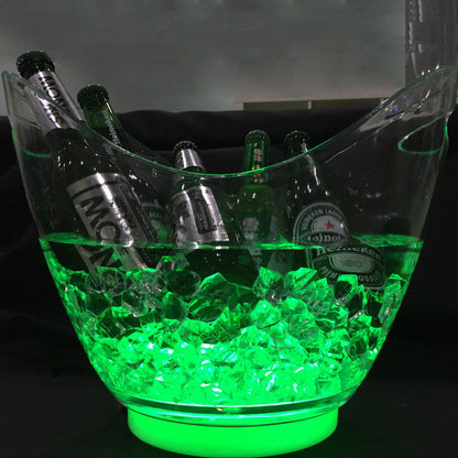 Transparent Curved Bowl with Black Base - Eco-Friendly Reusable Container