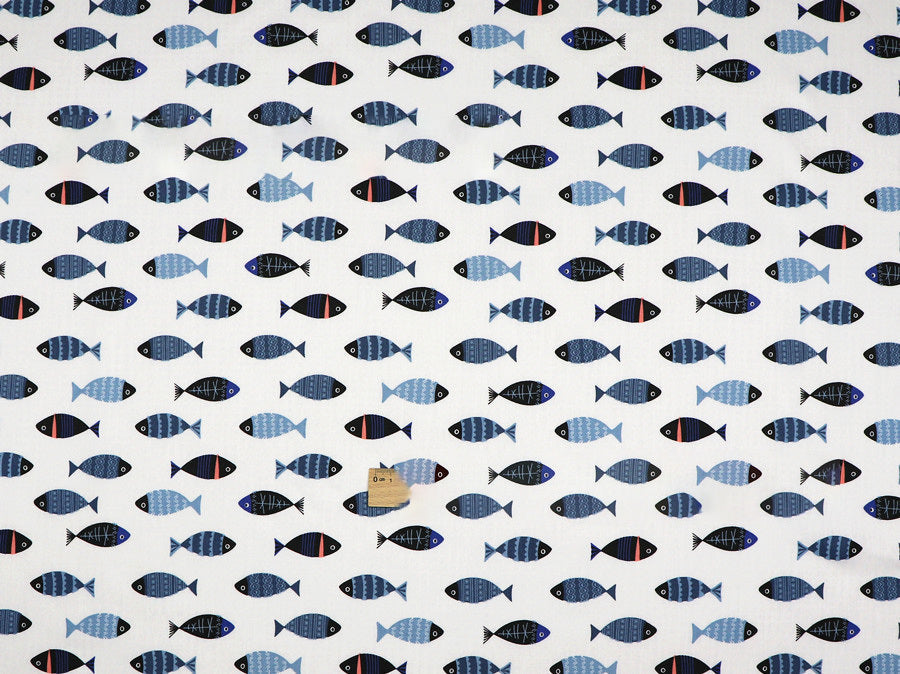Eco-Friendly Reusable Cloth Napkins - Multicolored Sea Creature Designs