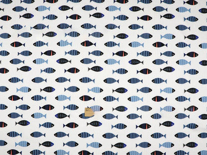 Eco-Friendly Reusable Cloth Napkins - Multicolored Sea Creature Designs