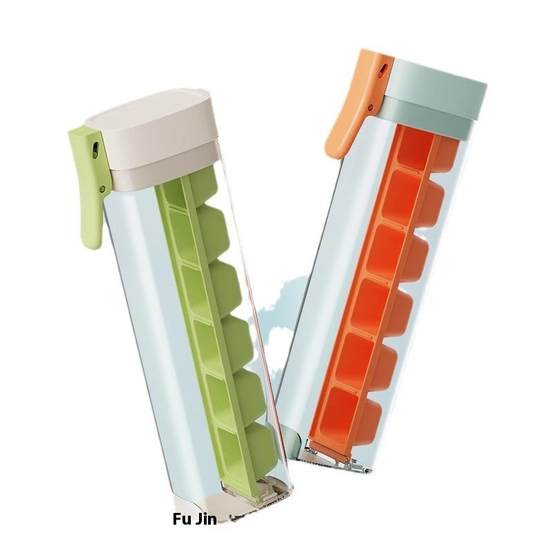 Hygienic Reusable Ice Cube Tray with Dispenser - Eco-Friendly Kitchen Essential