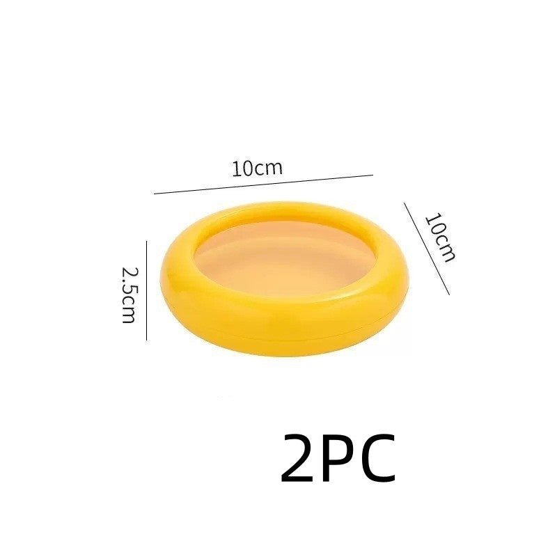 Eco-Friendly Silicone Food Savers - Reusable Circular Covers