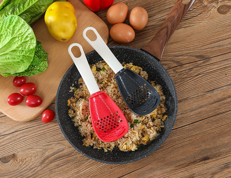 Multi-Functional Kitchen Strainer Spoon - Eco-Friendly Cooking Tool