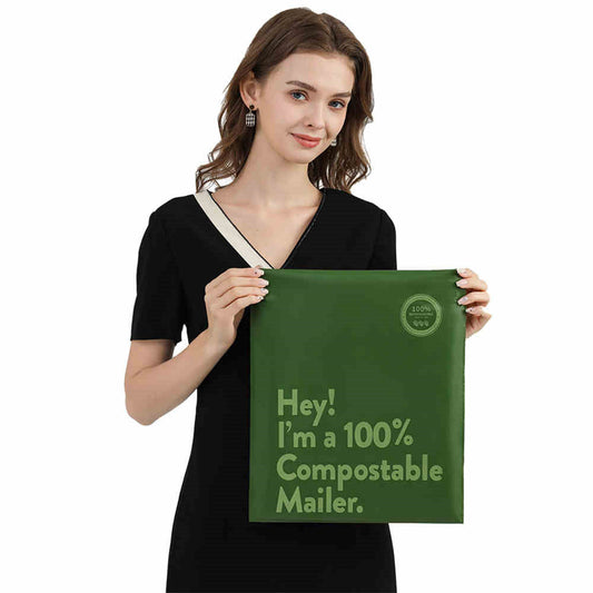 Green Compostable Mailer for Eco-Friendly Shipping