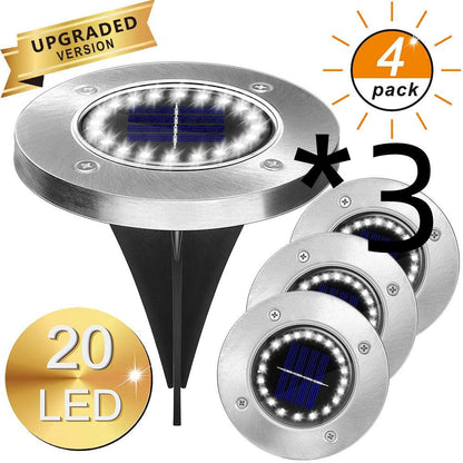Solar-Powered Ground Lights for Eco-Friendly Outdoor Illumination