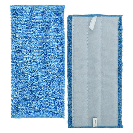 Blue Rectangular Reusable Microfiber Cleaning Pads