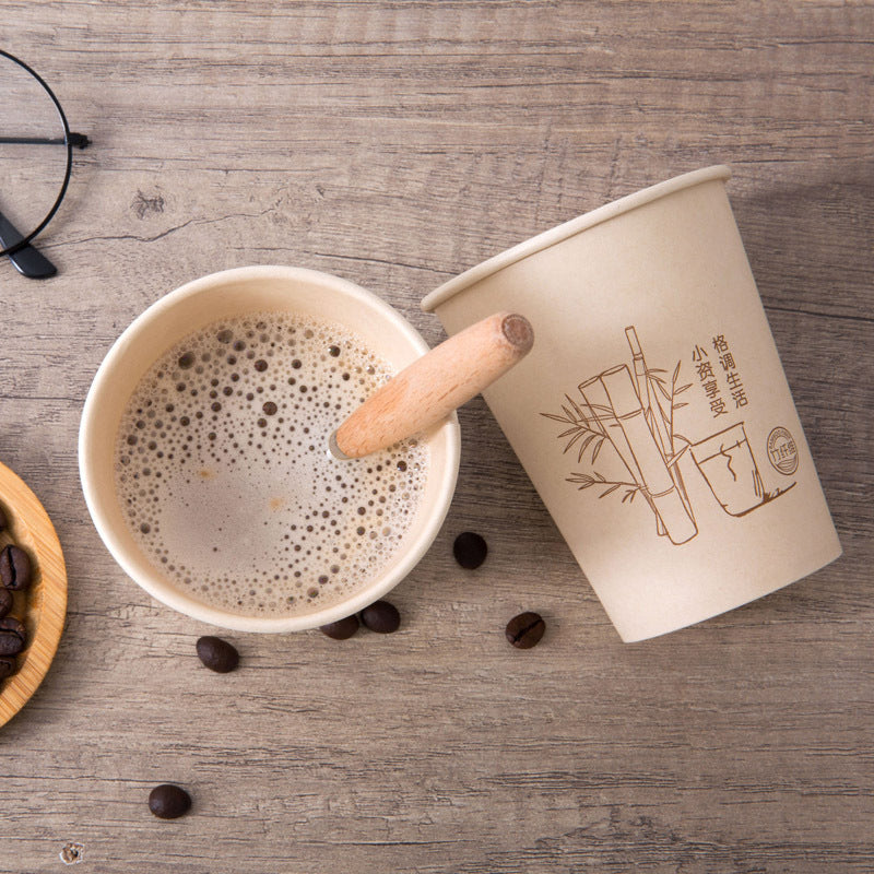 Eco-Friendly Reusable Bamboo Cup with Lid and Straw - Sustainable Drinkware