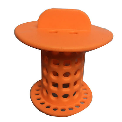 Eco-Friendly Drain Hair Catcher - Reusable Silicone Sewer Filter for Clog Prevention