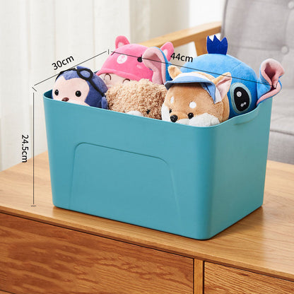 Stackable Rectangular Storage Bins - Space-Saving, Durable, Multi-Use
