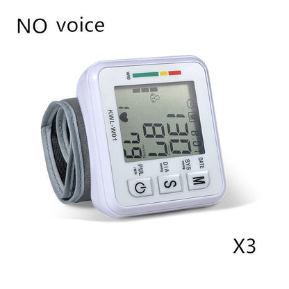 Compact Digital Wrist Blood Pressure Monitor - Eco-Friendly Health Tracker