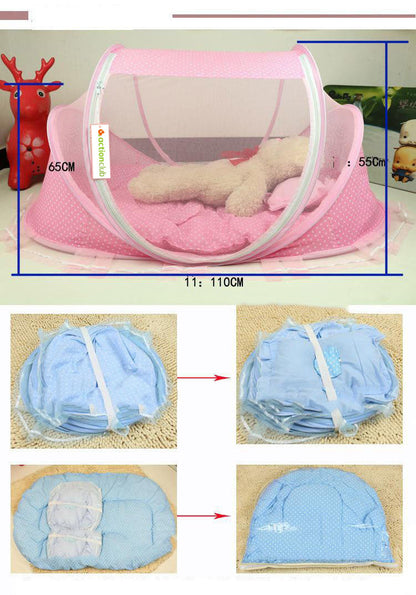 Portable Baby Mosquito Net Tent - Insect-Free Sleep for Infants
