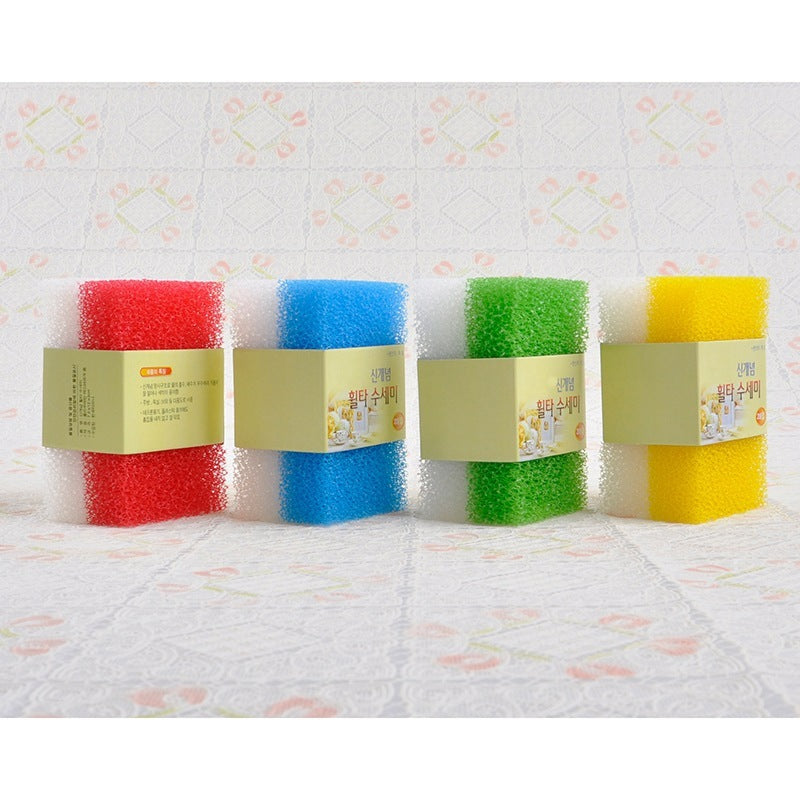Eco-Friendly Biodegradable Bath Sponge - Sustainable Off-White Rectangular Design