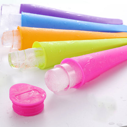 Eco-Friendly Silicone Ice Pop Molds - Reusable, Colorful, Sustainable