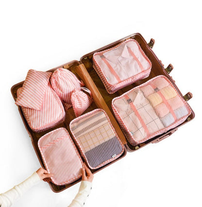 Eco-Friendly Travel and Storage Organizer Set - Light Blue