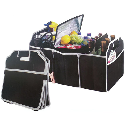 Eco-Friendly Car Trunk Organizer with Multiple Compartments
