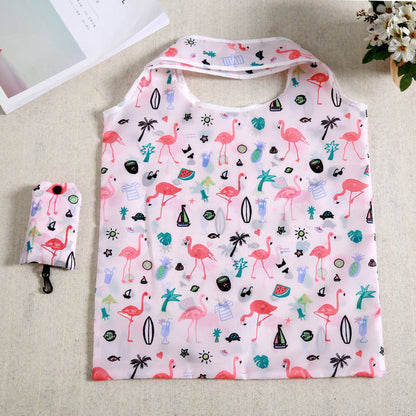 Eco-Friendly Reusable Shopping Bag with Polar Bear Print