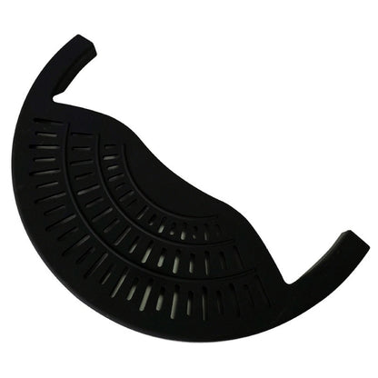Eco-Friendly Clip-On Pot Strainer - Green Silicone Kitchen Tool