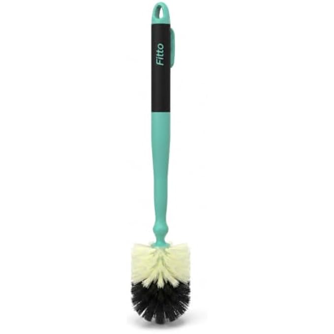 120 Pieces 1 PC Toilet Brushes with Long Easy-Grip Handle (Dense Bristles for Toilet Bowl Cleaning and Bathroom Cleaning)