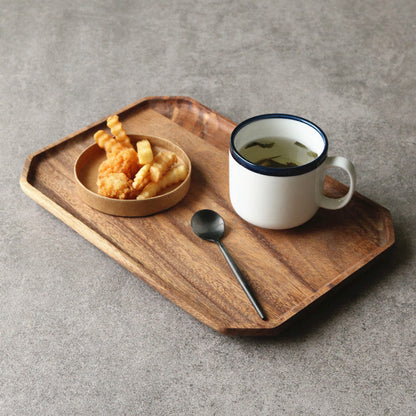 Eco-Friendly Octagonal Wooden Serving Tray