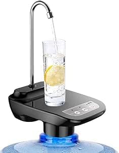 72 Pieces USB Rechargeable Water Bottle Dispenser Pumps (Portable Automatic Electric Drinking Pump for 1-5 Gallon Jugs – Ideal for Home – Office – Kitchen – Indoor & Outdoor Use – Camping – and Picnics)