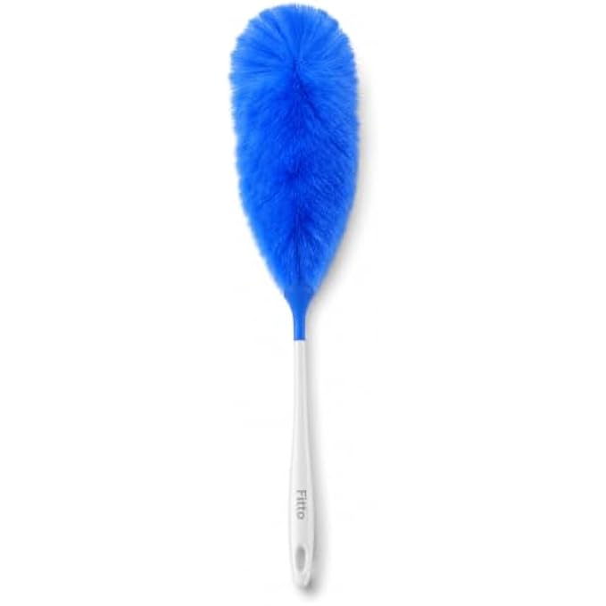 120 Pieces Microfiber Dusters with Easy-Grip Handle (Soft Dust-Trapping Fibers for Shelves – Blinds – Corners and Home Cleaning)