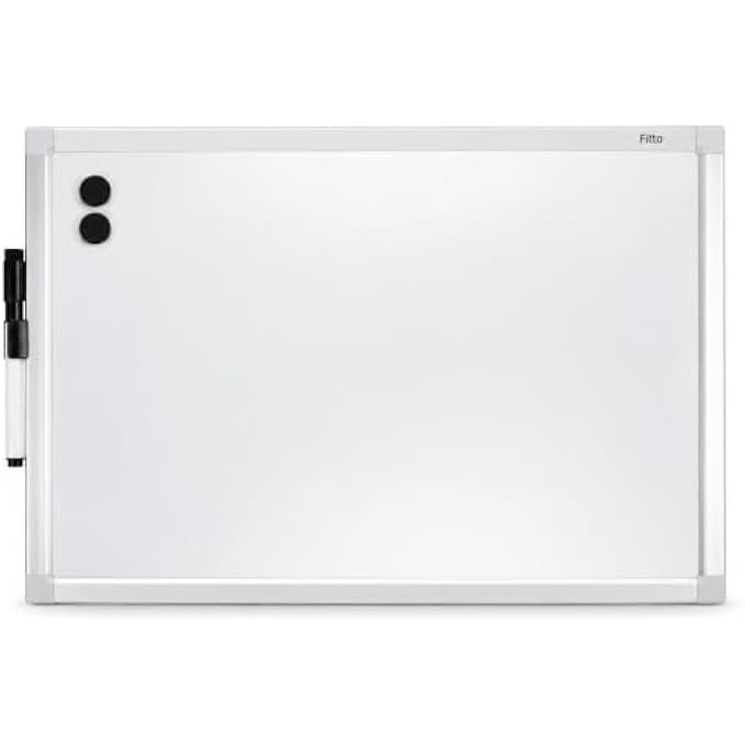 96 Pieces Magnetic Whiteboards (30 x 20 cm Reusable Dry-Erase Board with Marker and 2 Magnets for Home – School and Office)