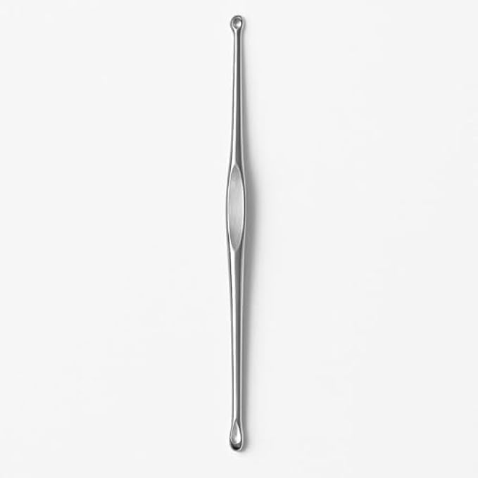 Stainless Steel Ear Pick & Pimple Extractor 11cm - Earwax Remover, Blackhead Comedone Extractor, Acne Extraction Tool