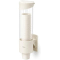 72 Pieces Wall Mounted Paper Cup Dispensers (Transparent Tube Cup Holder with Easy Cup Access for Kitchen – Pantry – Office and Cafe Use)
