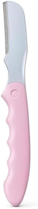 Eyebrow Razor Pink - Facial Hair Remover & Dermaplaning Tool, Precision Eyebrow Shaver for Women, Safe Face Razor & Brow Trimmer